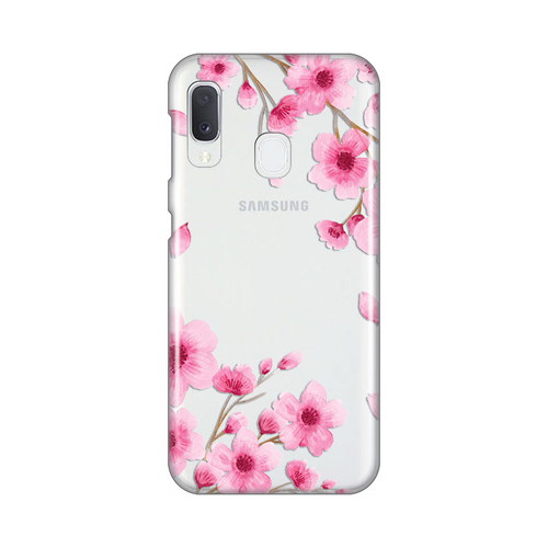 Torbica Silikonska Print Skin za Samsung A202F Galaxy A20e Rose flowers slika 1