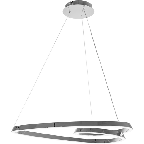 TOOLIGHT Stropna svjetiljka Hanging Loop LED + Daljinski upravljač APP798-cp Krom slika 5