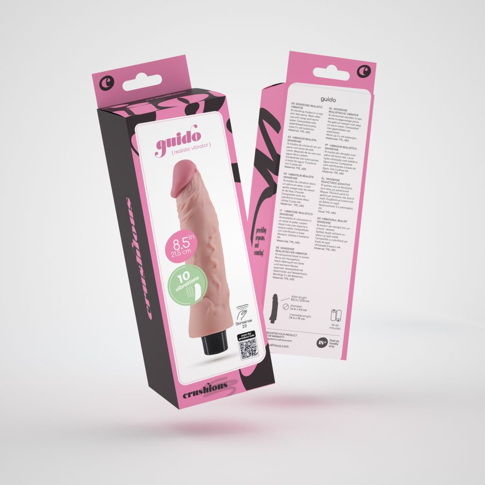 Realistični vibrator Crushious - Guido slika 9