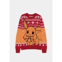 DIFUZED POKEMON - EEVEE CHRISTMAS JUMPER - S