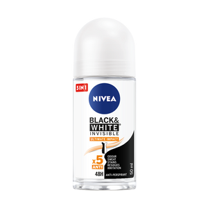 NIVEA Black&White Invisibe Ultimate Impact dezodorans roll-on 50ml