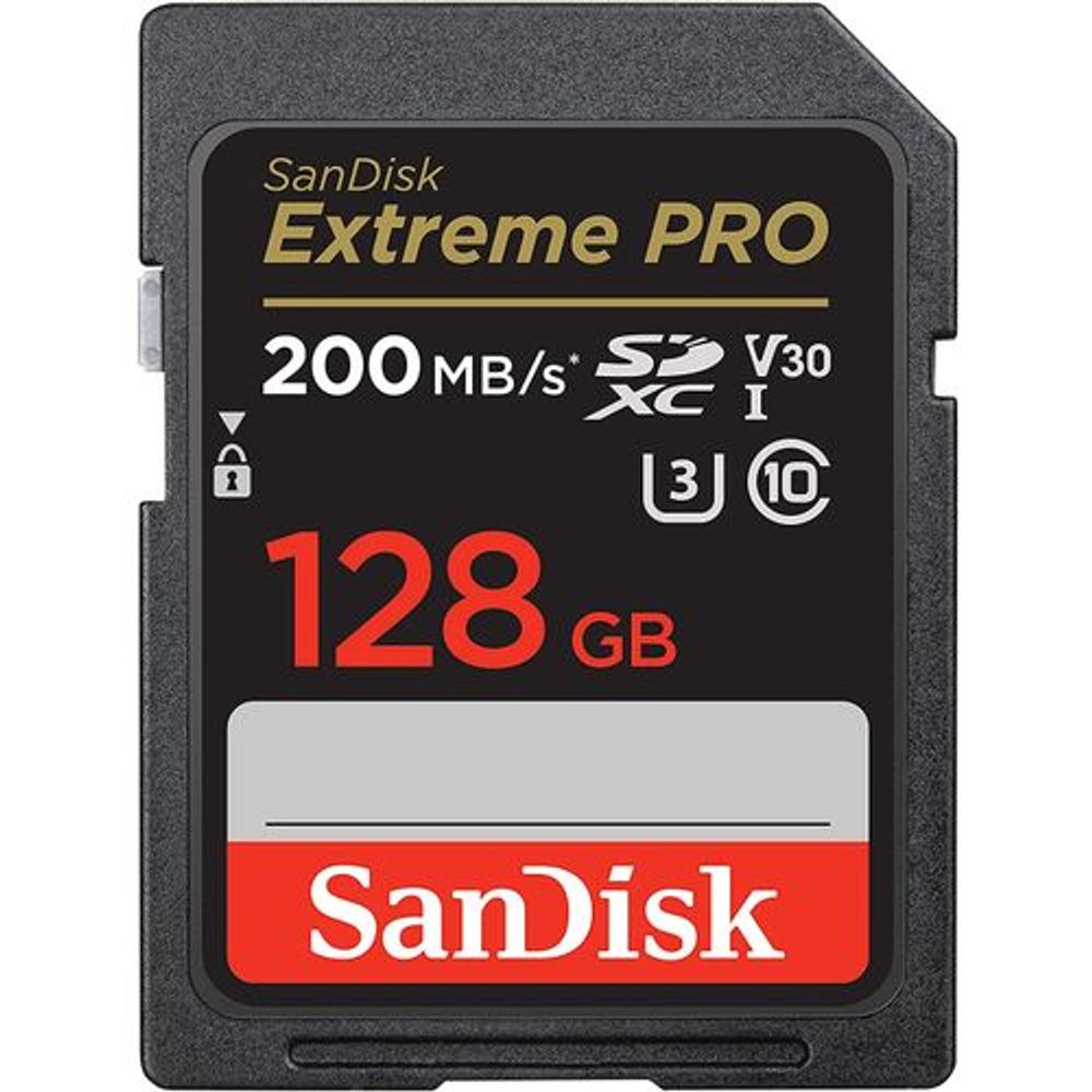 SanDisk Extreme PRO SDXC memorijska kartica 128GB 200MB/s & 90MB/s čitanje/pisanje UHS-I, Class 10, U3, V30 (IZLOŽBENI ARTIKL) slika 3