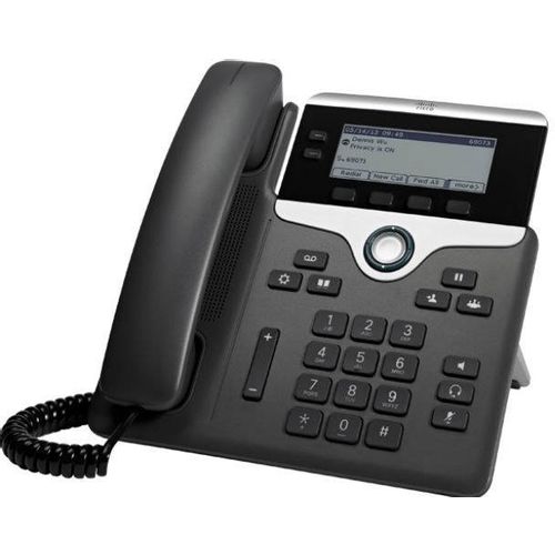 Cisco CP-7811-3PCC-K9= telefonski sustav, VoIP  LC zaslon antracitna boja slika 2