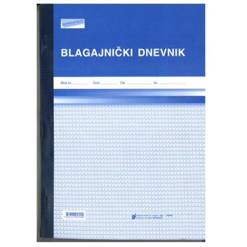 MA-805/ADC BLAGAJNIČKI DNEVNIK; Blok 3 x 50 listova, 21 x 29,7 cm slika 1