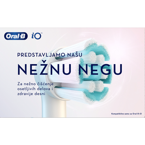 Oral-B iO Gentle Care zamenske glave za električnu četkicu za zube, 2 komada slika 8