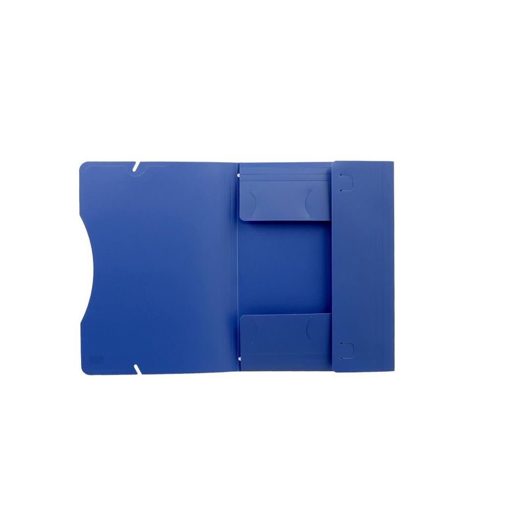 TipTop Office Fascikla 3KL & Gumom A4 PP, Tamno plava slika 2