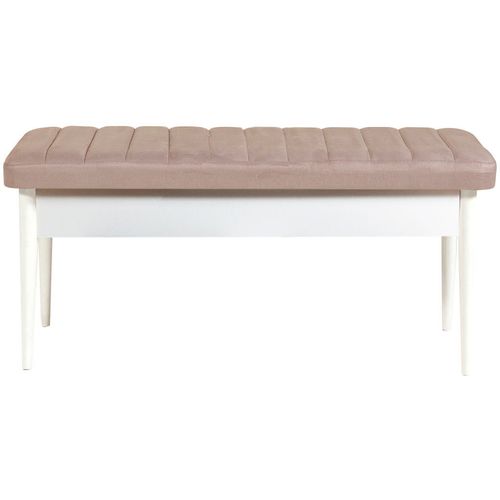 Woody Fashion Klupa, Bijela boja Kamen, Vina Bench - White, Stone slika 1