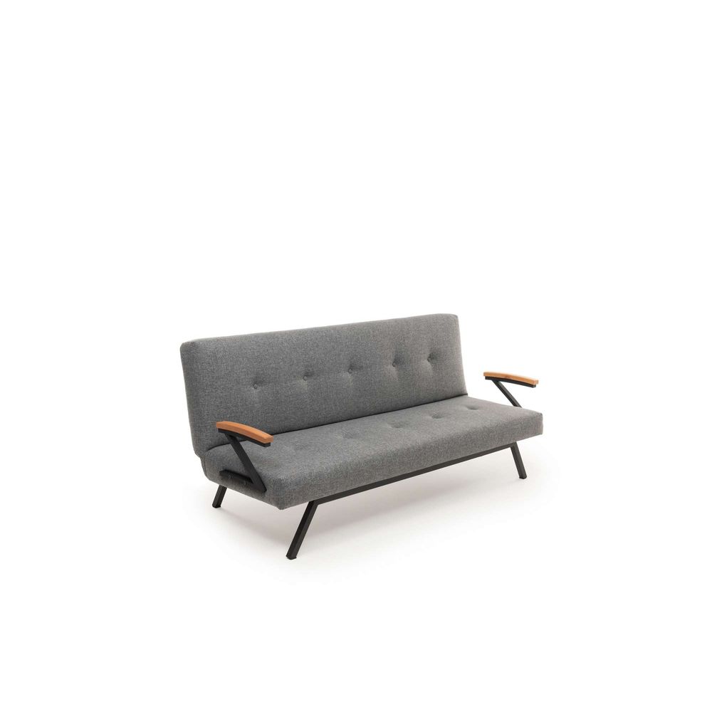 Sofa na razvlačenje Zven - svijetlo siva boja slika 8