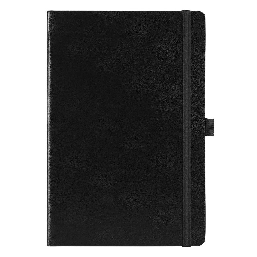 TOTO, A5 notes sa elastičnom trakom, crni slika 1