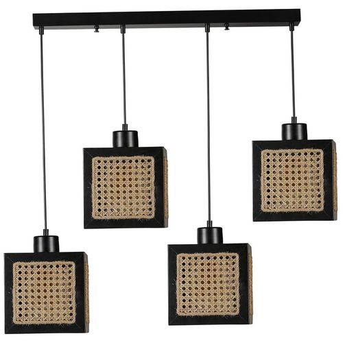 Kumsal 8701-6 Rattan
Black Chandelier slika 1