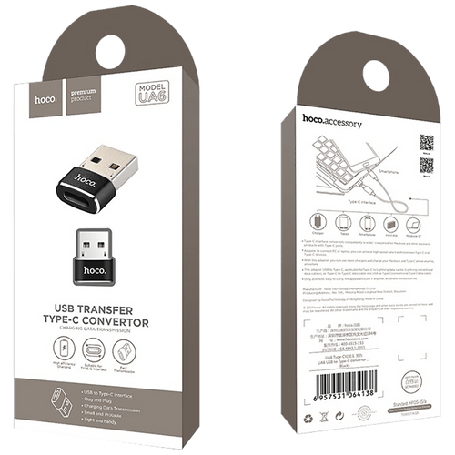 Hoco adapter UA6, USB-A to type C slika 2