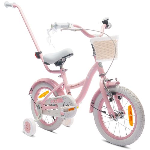 Dječji bicikl s dodacima Flower 14" rozi slika 3