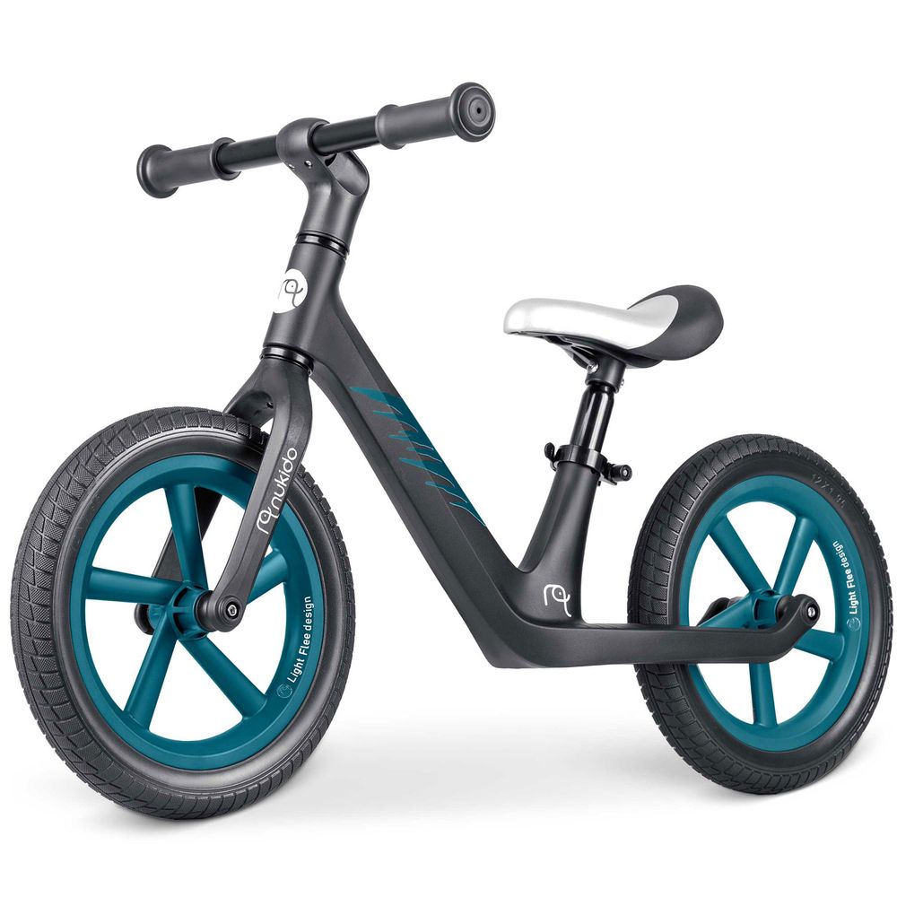 Nukido Light Flee bicikl bez pedala, crni slika 1
