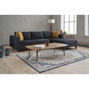 Atelier Del Sofa Kutna garnitura, Antracit, Kale Velvet Right - Anthracite