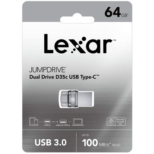 Lexar JumpDrive D35c 64GB OTG Dual Type-C and Type-A USB 3.0 flash drive slika 7