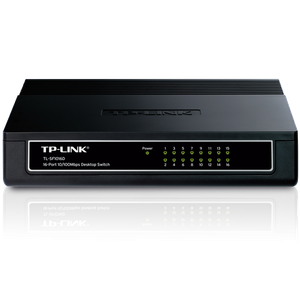 TP-LINK 16-portni switch 200Mbps, 10/100 Mbps, , RJ45 - TL-SF1016D
