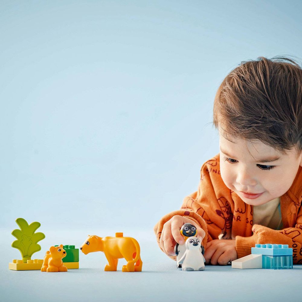LEGO 10442 Porodica divljih životinja: Pingvini i lavovi slika 4