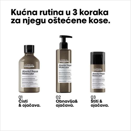 L'Oreal Professionnel Serum za obnovu kose Absolut Repair Molecular Rinse off - 250 ml slika 8