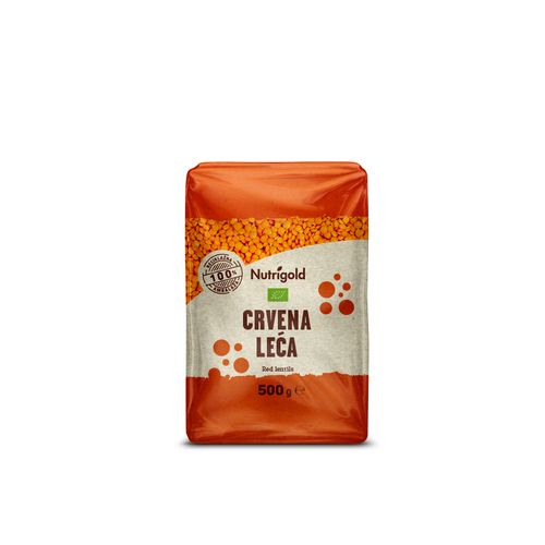 Nutrigold Leća crvena - Organska 500g  slika 1