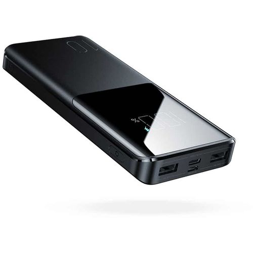 JoyRoom - Power Bank (JR-T013) - 2x USB- Type-C- Micro-USB - s velikim digitalnim zaslonom- 15W- 10000mAh - crna slika 1