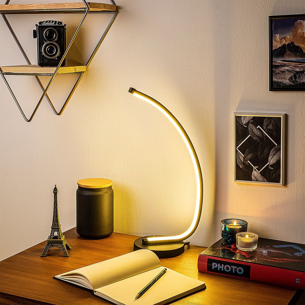 Bevel - Crna Stolna Lampa 13321 slika 4