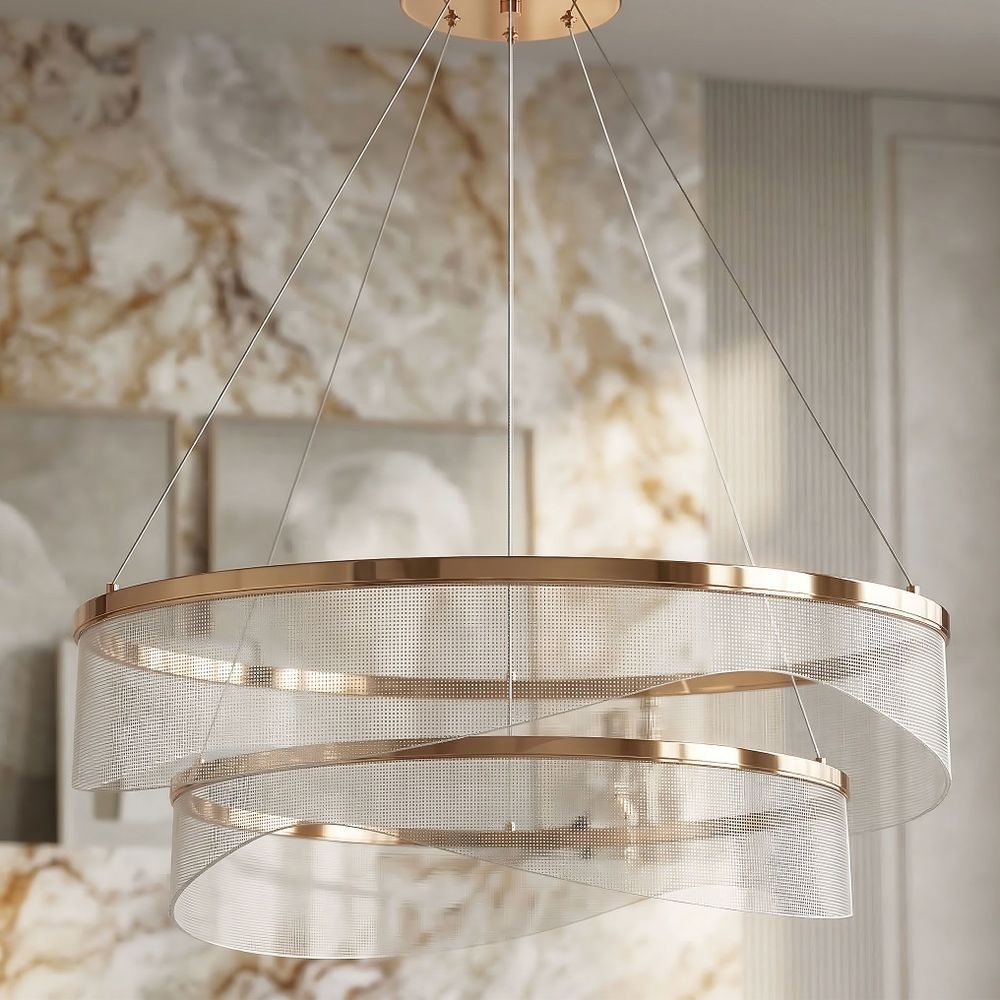 Viseća stropna lampa G146-2CP gold slika 3