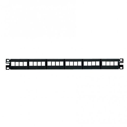 Panduit NKFP24Y NetKey® UTP Patch panel modular 24-port, 1U, crni slika 1