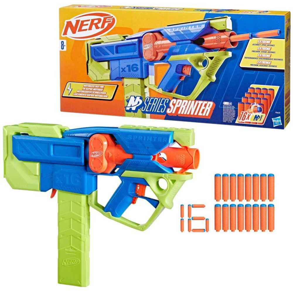 Nerf F8625EU40 Pištolj sa mekim mecima Series Sprinter slika 1