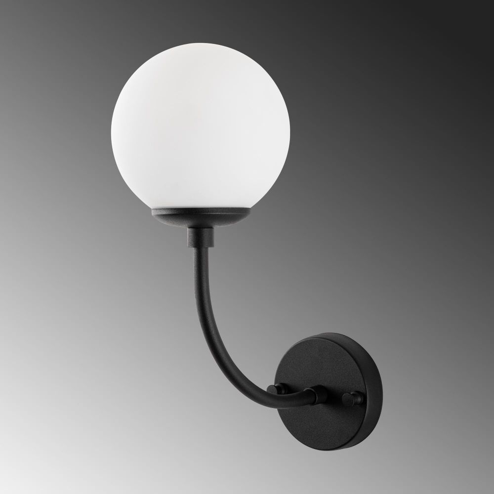 Zidna Lampa Sferıs - 15031, boje: Crna slika 7