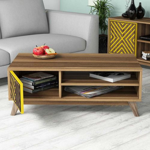 Inci - Walnut, Yellow Walnut
Yellow Coffee Table slika 2