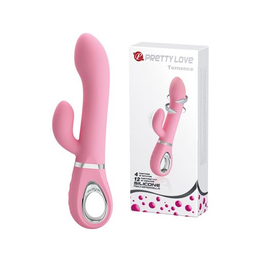 Vibrator sa Rotacijom Ternence Pink slika 1