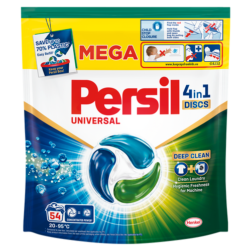 Persil Deep Clean 4u1 Discs Universal 54 pranja, xxl slika 1