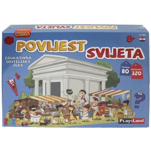 Pl740/Hr Play Land Povijest Svijeta  Edukativna Igra slika 1