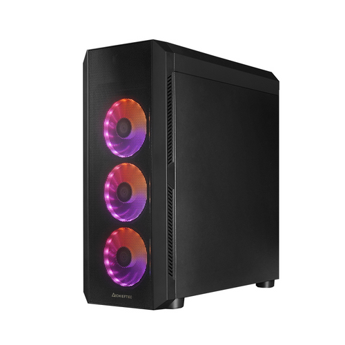 Chieftec kućište SCORPION 4 USB3.2 ATX A-RGB, crno slika 8