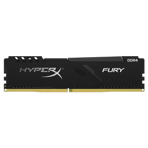 Memorija KINGSTON HX426C16FB3 4/4GB/DIMM/DDR4/2666MHz/HyperX Fury/crna