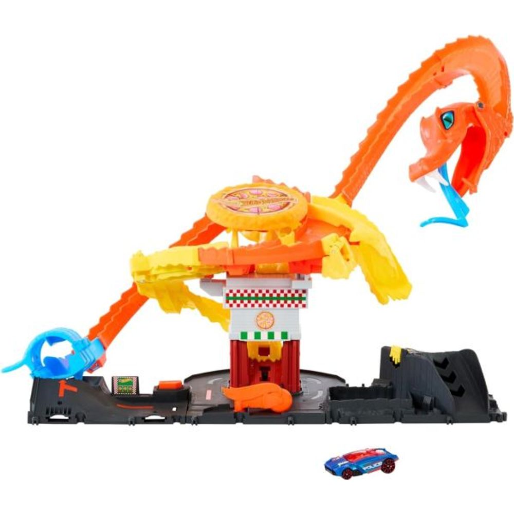 Hot Wheels City Pizza Slam Cobra Attack - Kobra napada piceriju slika 1