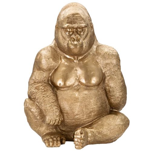 Mauro Ferretti Dekoracija GOLD GORILLA cm 64X53X82 slika 1