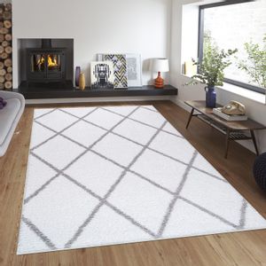 Conceptum Hypnose  Puffy 7752  White
Grey Carpet (200 x 290)