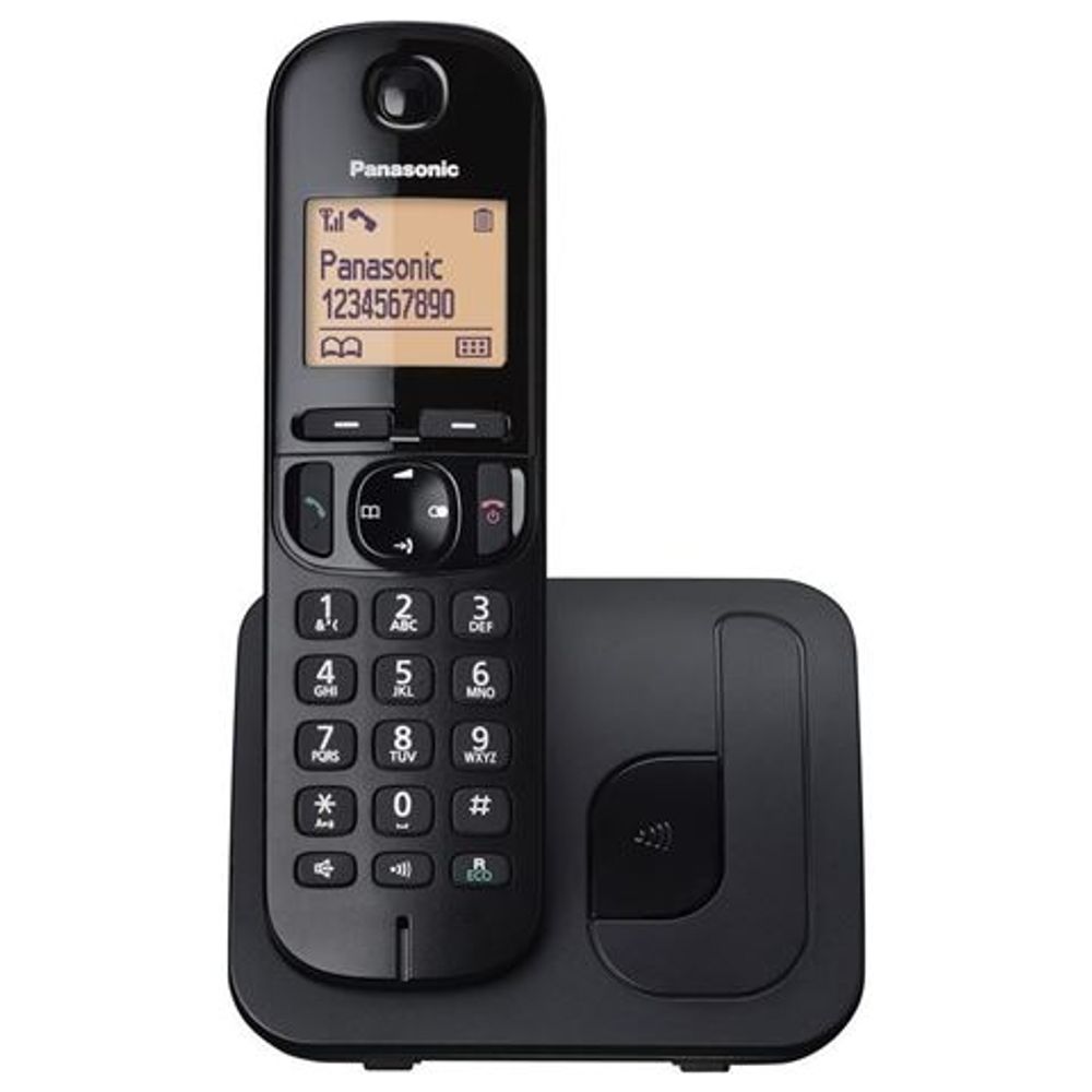 PANASONIC telefon bežični KX-TGC210FXB crni slika 1