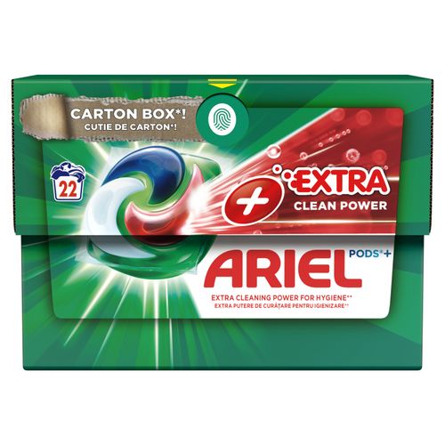 Ariel Kapsule za pranje veša +Extra Clean Power 22 kom, 22 pranja slika 1