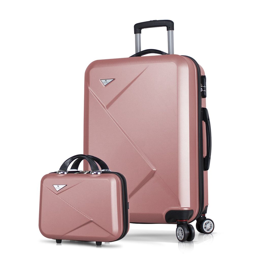 Set Kofera u Roze Zlatnoj Boji (2 Komada) slika 1