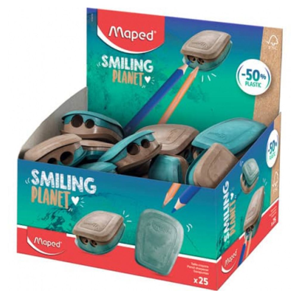 Maped šiljalo sa 2 rupe SMILING PLANET slika 1