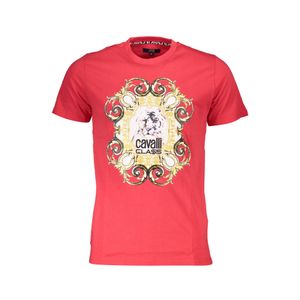 CAVALLI CLASS T-SHIRT SHORT SLEEVE MAN RED