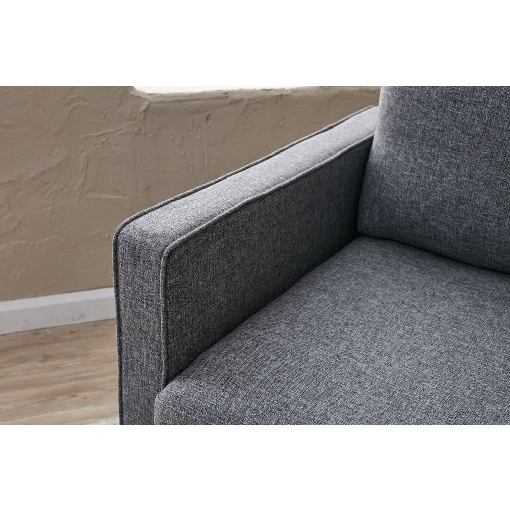 Eva - Siva Troosjedna Sofa na Razvlačenje slika 4