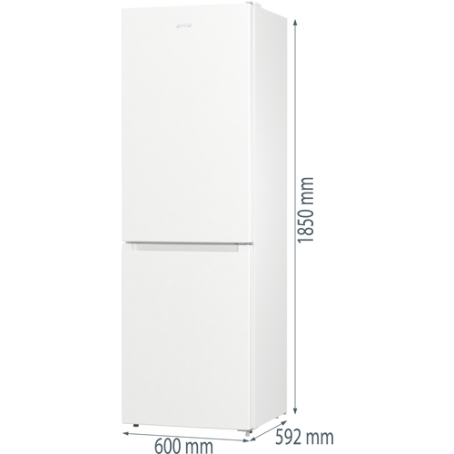 Gorenje NRK619EEW4 Kombinovani frižider, NoFrost, Visina 185 cm, Širina 60 cm, Bela boja slika 7