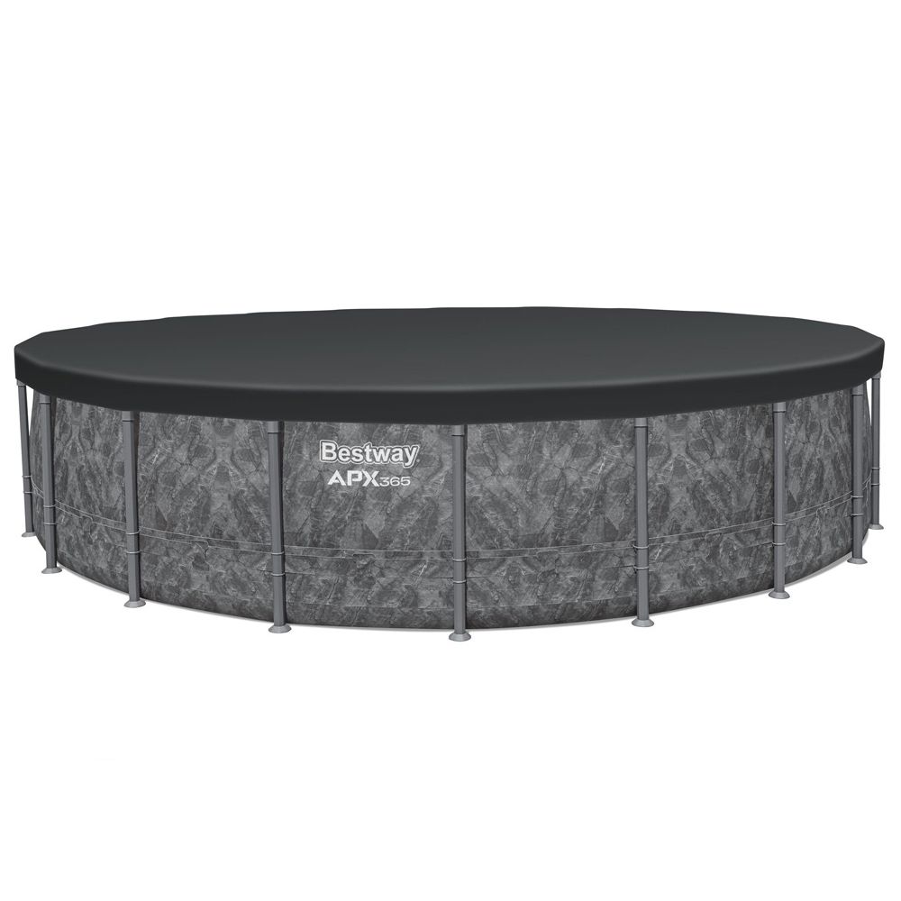 Bestway bazen s okvirom za sva godišnja doba 610x132cm APX365 s pumpnim ljestvama 561KE slika 5