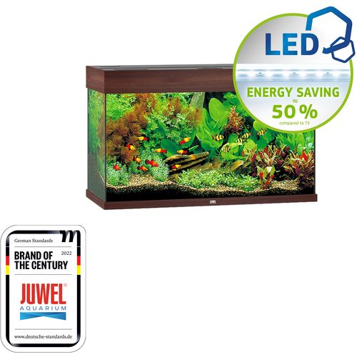 JUWEL Rio 125 LED Akvarij Tamno drvo, 81 x 36 x 50 cm, 125 litara slika 2