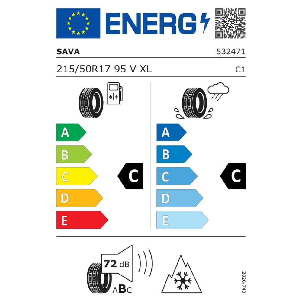 Sava Guma 215/50r17 95v eskimo hp 2 xl tl sava zimske gume slika 4
