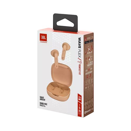 JBL Wave Flex BT5.2 Bežične in-ear slušalice s mikrofonom, bež slika 6