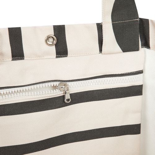 Nobodinoz Portofino Tote Torba Stripes, Black slika 4